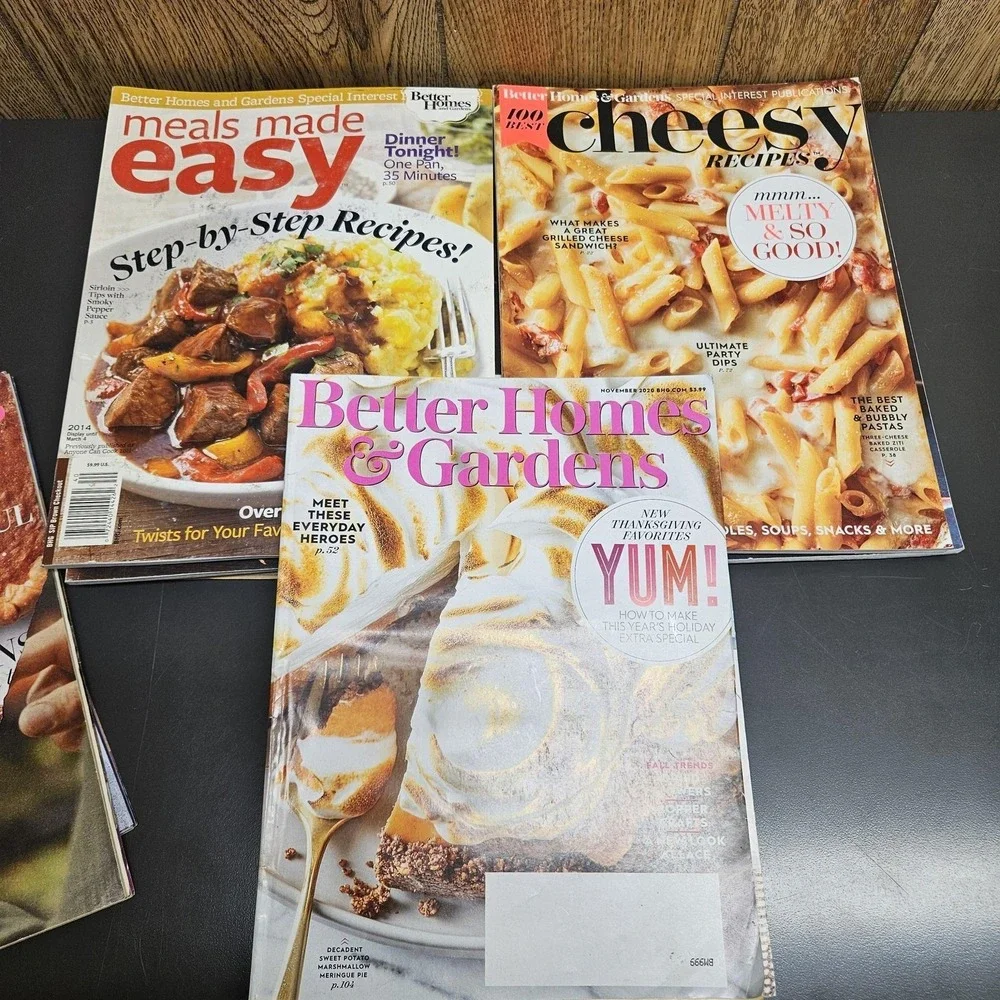 Better Homes & Gardens‎ Recipe & Organizing Magazine Lot 2009-2022 Softcover